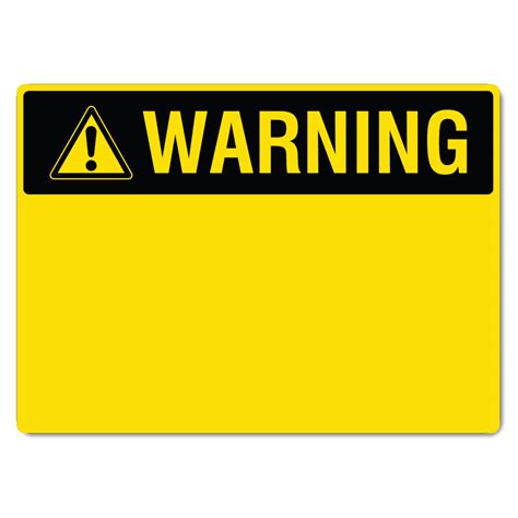 Warning Sign - Design Your Own (Standard Sizes) - The Signmaker