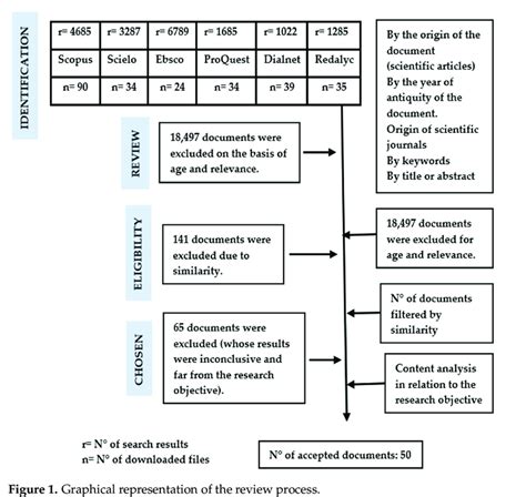 Graphical representation of the review process. | Download Scientific ...