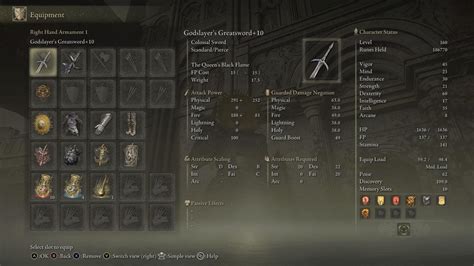 Thoughts on my end game build? : r/Eldenring