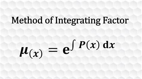 Integrating By Parts