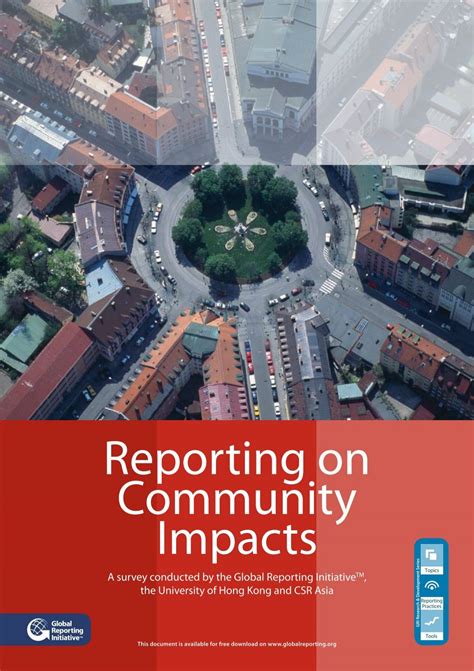 Reporting on Community Impacts - Global Reporting Initiative