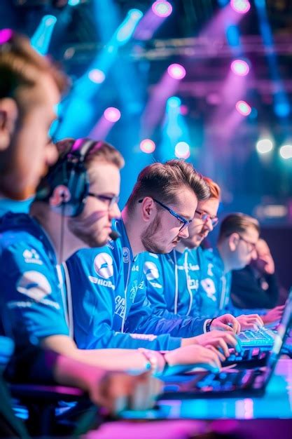 ESports Team in Strategic Gaming Discussion | Premium AI-generated image
