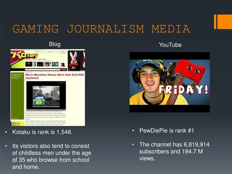 PPT - GAMING JOURNALISM PowerPoint Presentation, free download - ID:4323288