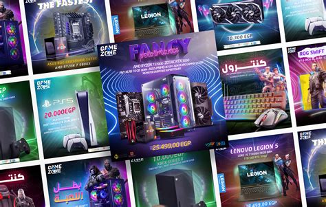 Gaming Social Media Design on Behance