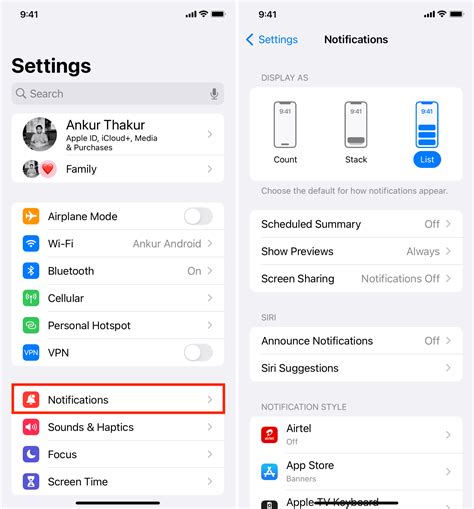 How to customize your iPhone Notification settings