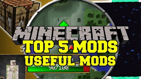 TOP 5 BEST MINECRAFT MODS (Useful Mods) Mod Showcase - YouTube