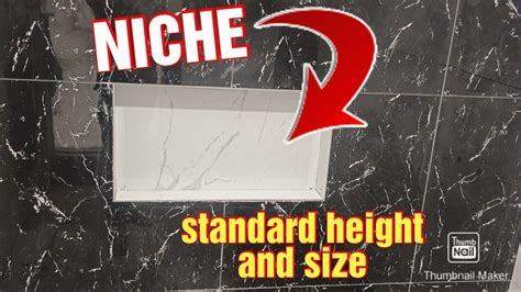 niche standard height and size #julyemz - YouTube