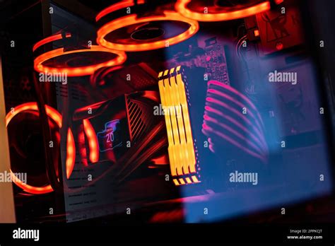 RGB Gaming PC Components Stock Photo - Alamy