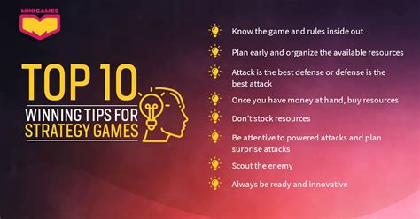 Top 10 Winning Tips for Strategy Games | Strategy games, Online ...