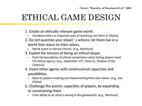PPT - Etik – og game design og gameplay PowerPoint Presentation, free ...