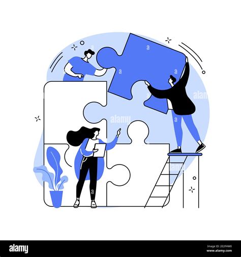 Dedicated team abstract concept vector illustration Stock Vector Image ...