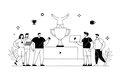 Esports collaboration abstract vector illustration of team gaming and ...