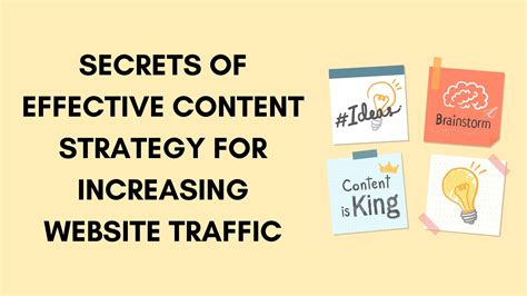 Secrets of Effective Content Strategy for Increasing Website Traffic ...