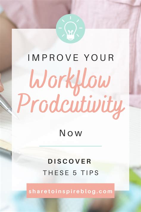 How to improve workflow productivity 5 step guide – Artofit