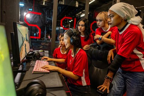 Esports Strategy Session Leadership And Teamwork In Action Stock Photo ...