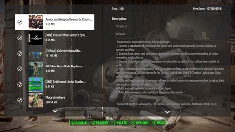 Any mod conflicts? : r/Fallout4ModsXB1