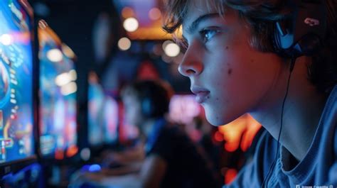 Free Intense Gaming Focus Image | Download at StockCake