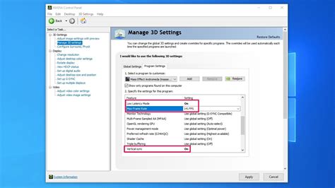 How do I properly enable G-Sync/FreeSync on my gaming monitor for tear-free gameplay?