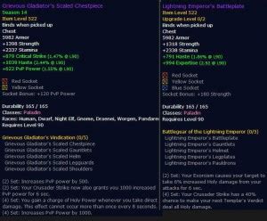 Pve Gear Vs. PvP Gear, Can Your Use One for the Other?