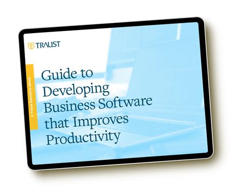 Traust Guide to Custom Business Software that Improves Productivity