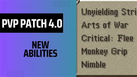PvP Patch v4.0 Focused: New Abilities - Tactics League