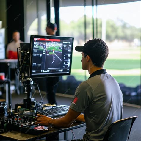 A video analysis session where players review footage of their drills ...