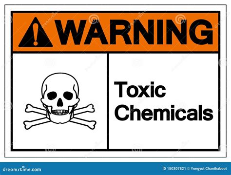 Warning Of Toxic Substances And Gas Vector Illustration | CartoonDealer ...
