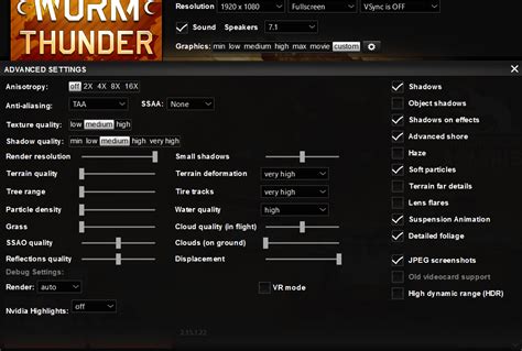 The current META settings for optimizing the game without making it ...
