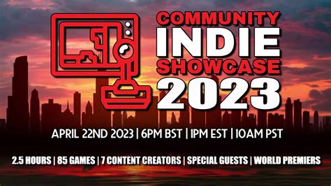 Community Indie Showcase – Two Shows - The 1st show airs April 22nd ...