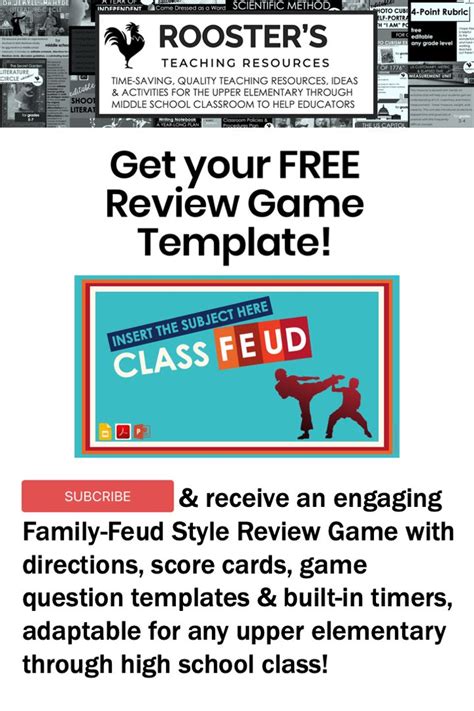 FREE Review Game Template | Elementary lesson plans, Teaching ...