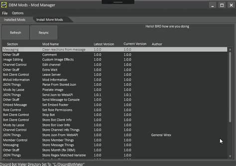 GitHub - generalwrex/DBM-Mod-Manager: USE THE MOD INSTALLER NOT THE MOD ...
