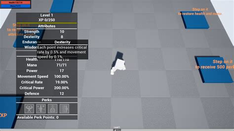 Ultimate Attributes and Stats Component