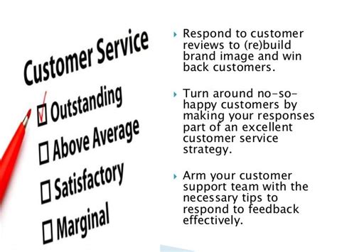 Excellent customer service through effective responses