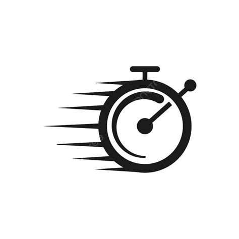 Fast Icon Vector Design Templates White On Background, Stop, Black ...