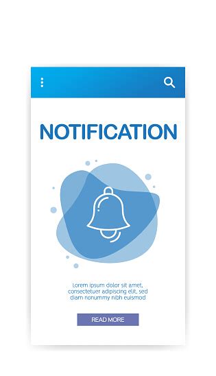 Notification Infographic Stock Illustration - Download Image Now ...
