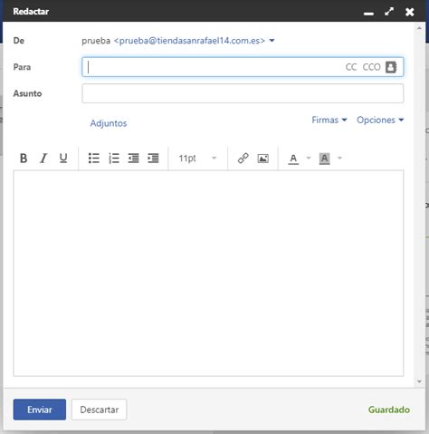 Enviar un correo electrónico desde Webmail – acens - Centro de Ayuda