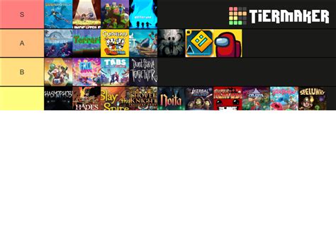 Indie Games Tier List (Community Rankings) - TierMaker
