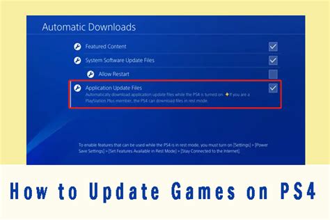 How to Update Games on PS4 Automatically &amp; Manually