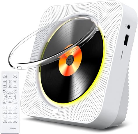 Amazon.com: MICOCIOUS Portable CD Player with Bluetooth Desktop CD ...