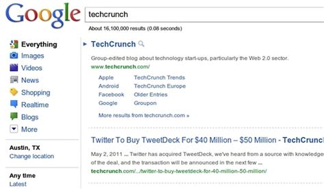 Google Search testa nova página de resultados