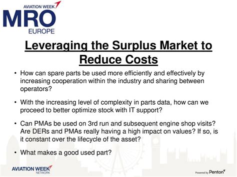 Leveraging the Surplus Market to Reduce Costs - ppt download