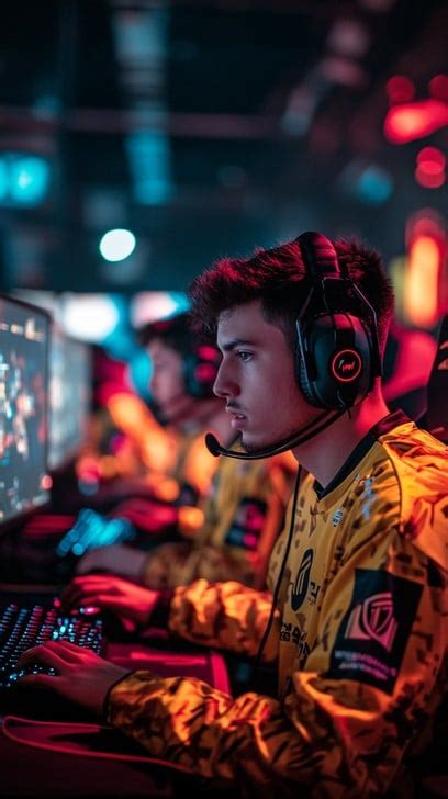 Free Focused esports gamer Image | Download at StockCake