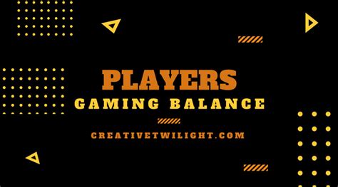 Players Define the Game and its Balance (My Thoughts)