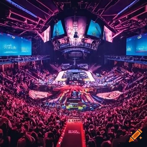 Esports arena filled with passionate fans