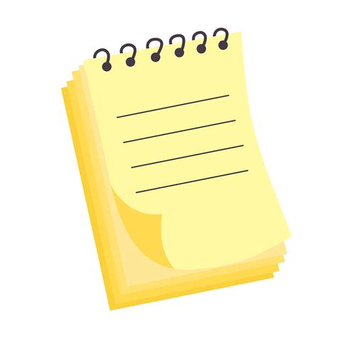 Spiral Notepad Clipart