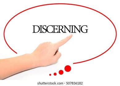 Hand Writing Discerning Abstract Background Word Stock Photo 507836182 ...