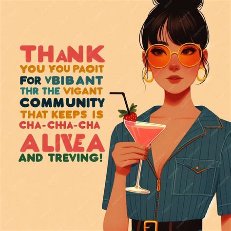 A poster for the new community festival called thank you for the ...