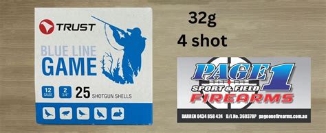 TRUST GAME 12ga 32g 4 SHOT – Page One Firearms