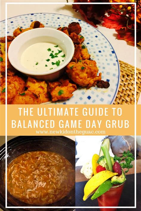 Balanced Game Day Grub Guide