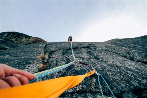 Rock Climbing with Cords and Ropes image - Free stock photo - Public ...